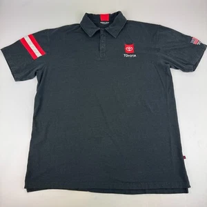 Polo de manga corta negra con logotipo de los Juegos Olímpicos de Estados Unidos para hombre talla XL de Toyota - Imagen 1 de 7