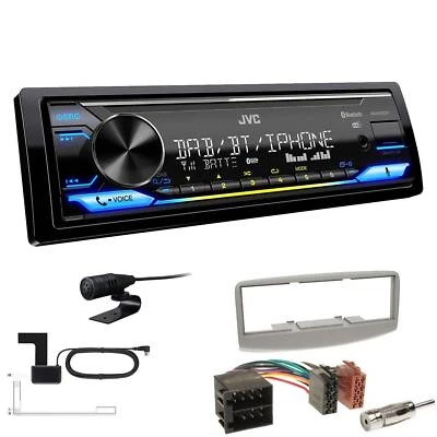 JVC KD-X472DBT Media Autoradio Bluetooth DAB+ Alexa für Fiat Multipla 1999-2010 - Bild 1 von 4