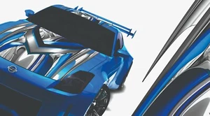 Vinyl Wrap Auto Vehicle Hood Graphics decal sticker BOAT TRUCK CAR RACING - Picture 1 of 2