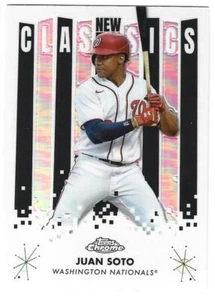 JUAN SOTO Nationals ~ 2022 Topps Chrome New Classics ~ FREE SHIPPING - Picture 1 of 1