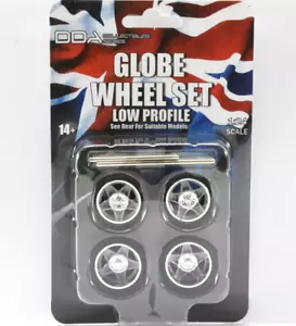 1:24 Scale Wheel and Tyre Set – Low Profile Globe Style by DDA - Picture 1 of 1
