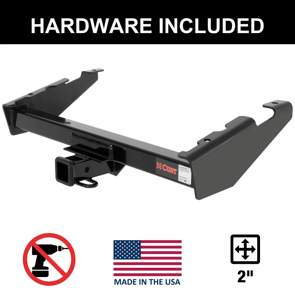 Enganche de remolque Curt 1975-1978 GMC K25 Suburban All Class 3, receptor de 2" Foto 1 de 4