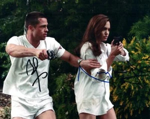 Brad Pitt Angelina Jolie autographed 8x10 Picture Photo signed Pic with COA - Picture 1 of 1