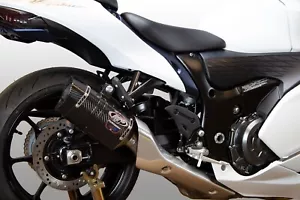 M4 Dual Carbon Tech1 Slip-On Exhaust 2021-2025 Suzuki Hayabusa # SU8324 - Picture 1 of 1