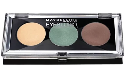 Trío de sombras de ojos Maybelline Eye Studio Cream, 05 Flash of Forest Foto 1 de 2