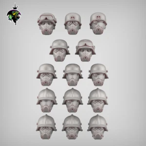 Reptilian Overlords 14 Spacesturmer Heads - Foto 1 di 1