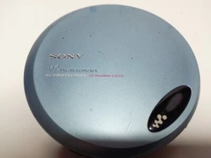 SONY D-EJ775 Portable CD Player Walkman Blue Main Unit Tested  - Picture 1 of 2