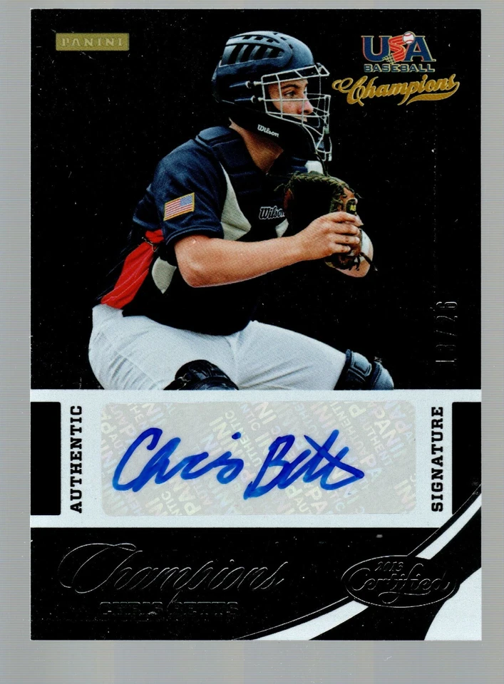 2013 USA Baseball Champions National Certified Signatures #47 Chris Betts 13/26 - Image 1 of 1