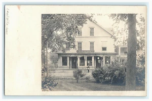 A.H Heaton & Co. Store Front - Junge/mit Fahrrad Lakeville CT RPPC Echtfoto - Bild 1 von 3