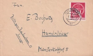 Berlin 1949 20 P.Red Su Envelope N5234 - Picture 1 of 1