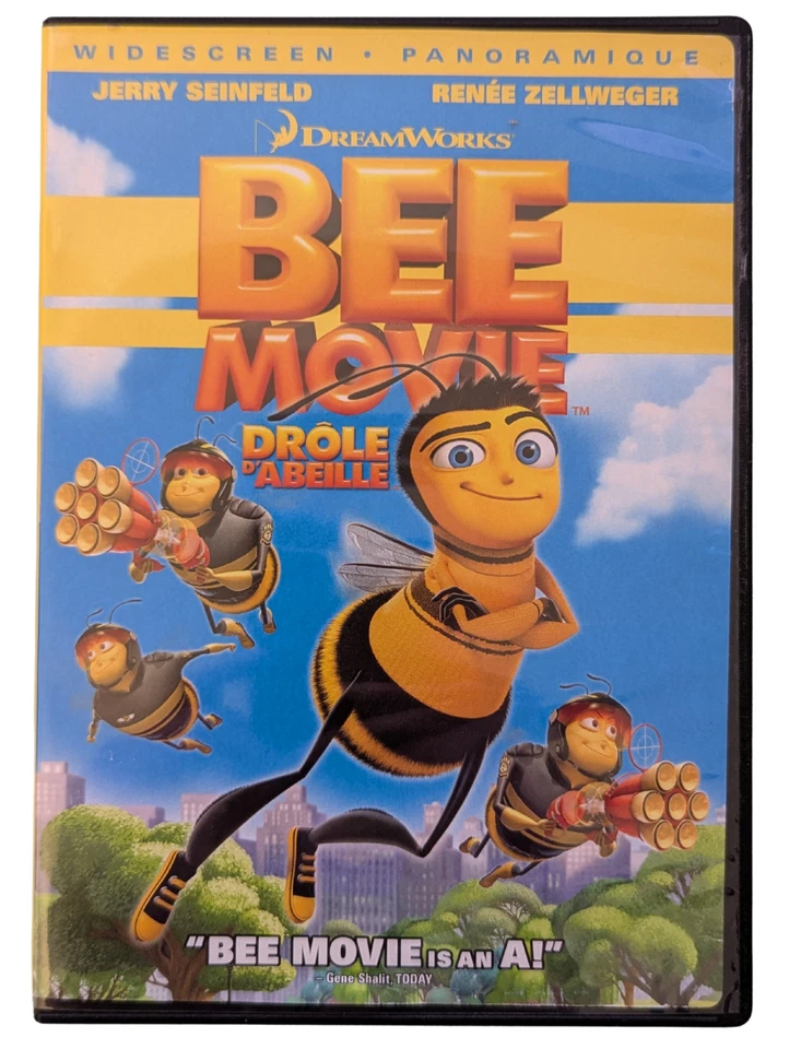 Bee Movie (DVD, 2007, Widescreen) Jerry Seinfeld & Renée Zellweger - Image 1 of 2