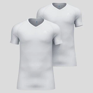 Doppelpack Odlo Herren Active Everyday Shirt mit V-Ausschnitt - Picture 1 of 7