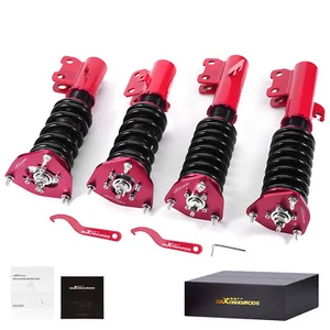 Adj. Damper Coilovers For Subaru Impreza WRX GC8 Suspension Kit Shocks Struts - Picture 1 of 11