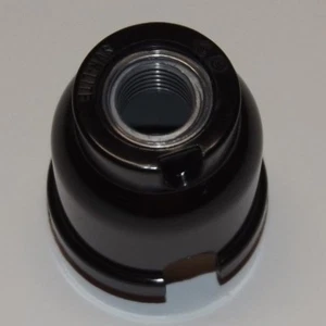 BAKELITE KAPPE 1/4IP FÜR DREHKNOPF ODER ZIEHKETTENSCHALTER PASST 1/2" LAMPENROHR 30537J - Bild 1 von 3