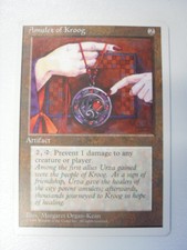 Magic the Gathering (MtG) - 4th Edition - Amulet of Kroog - White Boader