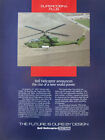 9/1989 PUB BELL SUPERCOBRA PLUS HELICOPTER AH-1W MARINES ORIGINAL AD
