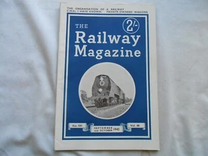 THE RAILWAY MAGAZINE-SEPTEMBER,1942 - Picture 1 of 2
