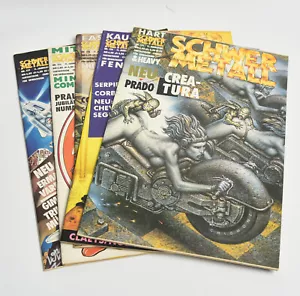5x Schwermetall Comics 11. Jahrgang Nr. 121 124 125 126 129 HEAVY METAL 1990 - Bild 1 von 5