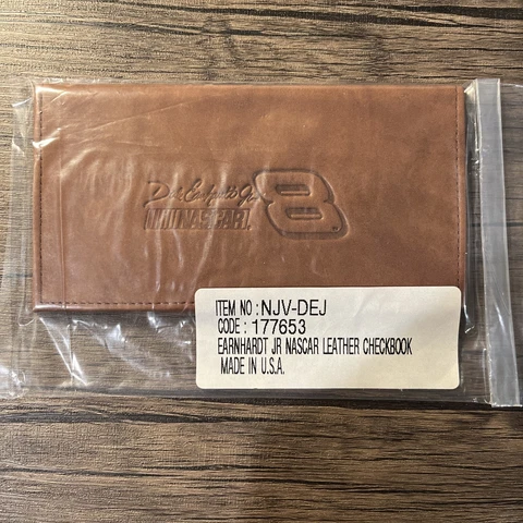 NASCAR Dale Earnhardt Jr #8 Bifold Wallet Genuine Cowhide, Leather New Sealed! Cover