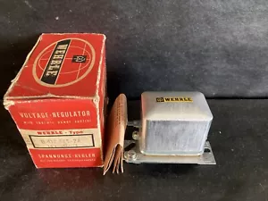 Wehrle D17BES2A Voltage Regulator Volkswagen Beetle Type 2/ 3 Porsche 60's 70's - Picture 1 of 11