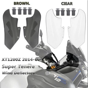 For Yamaha XT1200Z Windshield Side Wind Deflectors Super Tenere 2014-2021 2020 - Picture 1 of 7