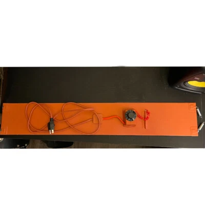 Almohadilla térmica de goma de silicona 110V 1200W para flexión lateral de guitarra - 36 x 5,9 pulgadas - Foto 1 de 4