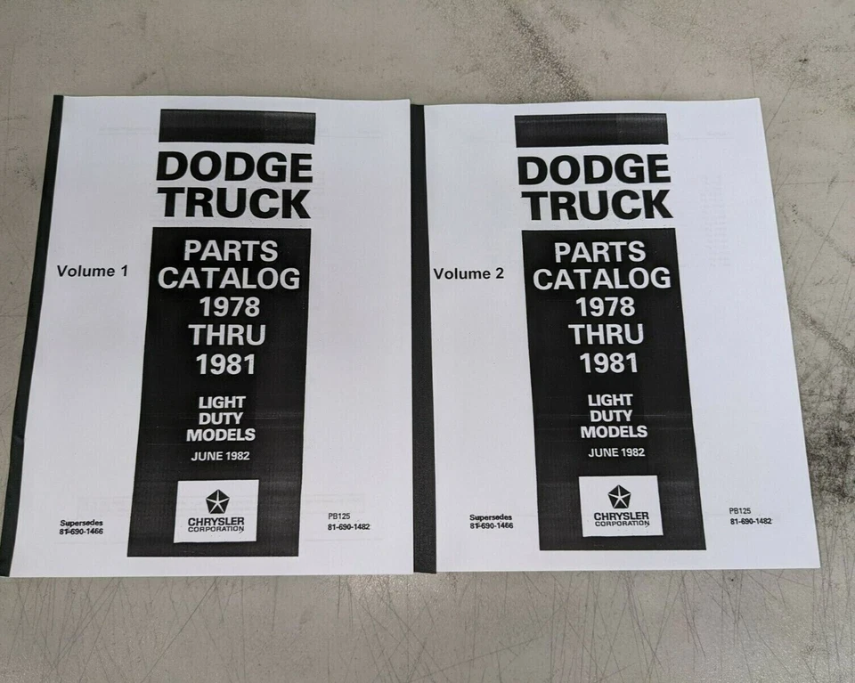 Руководство по каталогу деталей для пикапа Dodge W200 1978-1980 годов выпуска с двойной кабиной 1979 - Изображение 1 из 1