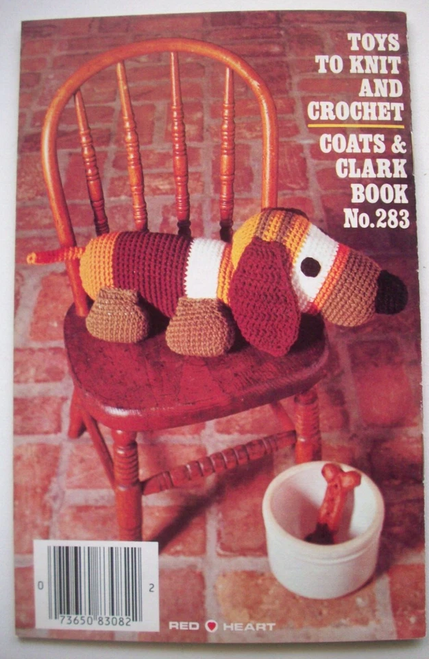 Toys to Knit & Crochet pattern puppy frog monkey mouse turtle boy girl dolls - Image 1 of 4