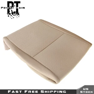 Driver Bottom Seat Cover Beige For Chevy Silverado 1500 2500 3500HD 2007-2014 - Picture 1 of 17