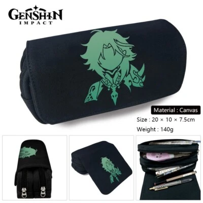 Genshin Impact Game Federtasche Stiftetui Schlamper Etui pencil bag 20x10x7.5cm - Bild 1 von 4