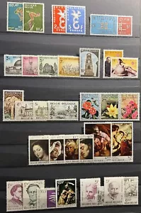 BELGIUM Stamps 1970s Modern 10 x Complete Sets MNH (SG Cat Val £60) #1902 - Picture 1 of 1