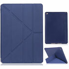 Leather Smart Case Soft Silicone Back Cover For iPad 5 6 7 8 9 10 Air 4 Pro Mini
