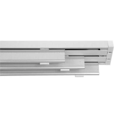 BASTONE SCORRITENDA BINARIO PER TENDA A PANNELLI IN ALLUMINIO BIANCO SU MISURA - Immagine 1 di 4