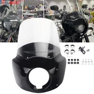 For Harley Standard FXST Street Bob FXBB FXBBS 2018-24 Front Fairing Windshield - Picture 1 of 10