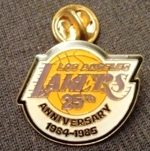 25th Anniversary Moving From Minnesota 1984-85 Saison Los Angeles Lakers Pin - Bild 1 von 2