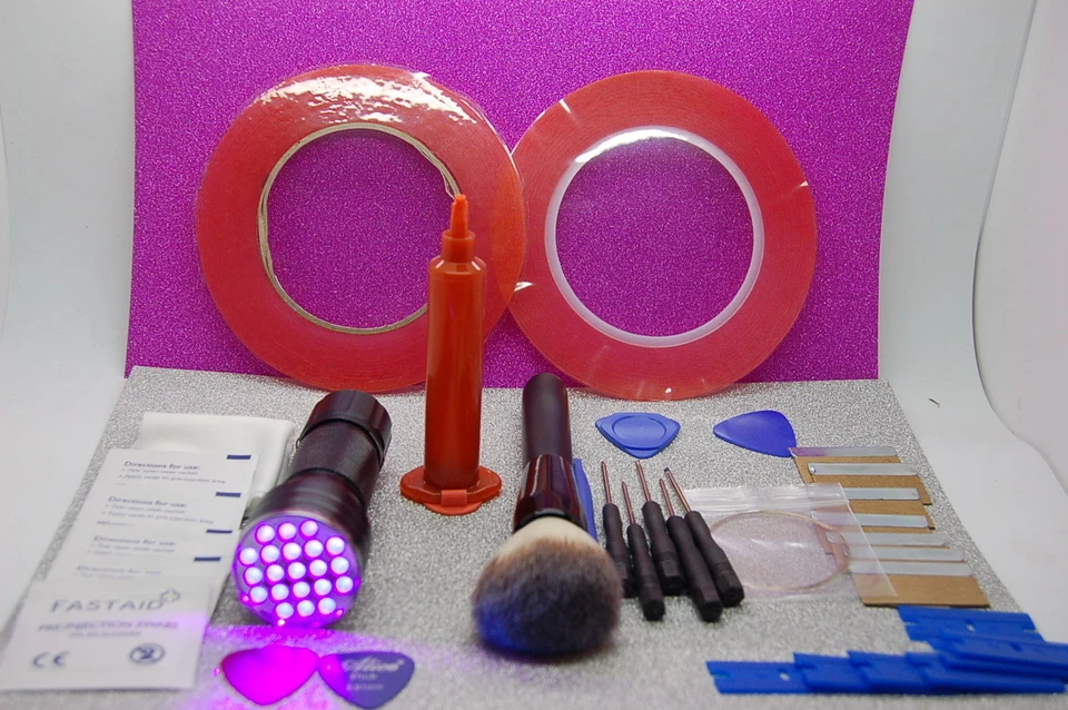 Reparación Pantalla Teléfono Móvil, Tablets, 21 LED Antorcha, Pegamento, Palanca - Imagen 1 de 1