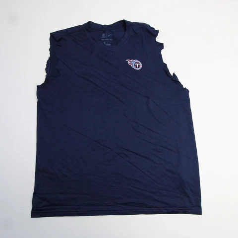 Tennessee Titans Nike NFL On Field Apparel Dri-Fit Sleeveless Shirt Men's Used Cover
