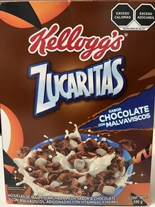 2 Kellogg's Cereal Zucaritas CHOCOLATE Frosted Flake with Marshmallows 590g - Picture 1 of 4