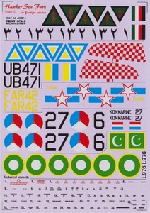 Print Scale 48-011 - 1/48 Decal USAF Hawker Sea Fury Part 2, wet decal Flugzeug - Bild 1 von 12