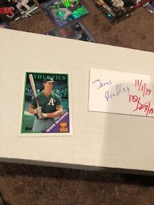 All-star Rookie Mark McGwire 1988 Topps Baseball Card #580