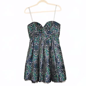 BCBGMAXAZRIA Elegant Strap/Strapless Sweetheart Empire Waist Dress sz 8 $228 NEW - Picture 1 of 11