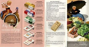Mondamin Feinkost Faltprospekt * Werbegraphik * Advertising Art 1939 - Bild 1 von 1