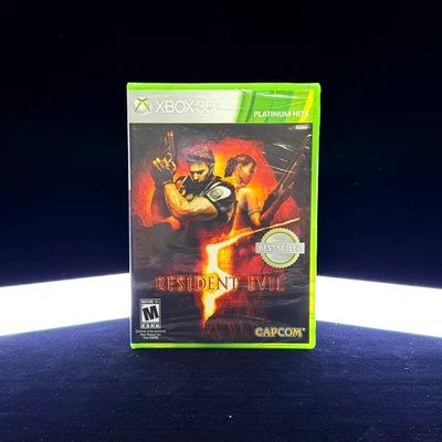 Resident Evil 5 (Microsoft Xbox 360, 2009) New Sealed - Image 1 of 3