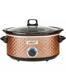 Brentwood SC-157C Select 7 Quart Slow Cooker In Copper - Picture 1 of 6