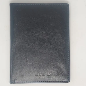 Leder Reisepasshülle Brieftasche Schutzhülle Dreamtrips Neu & unbenutzt - Bild 1 von 3