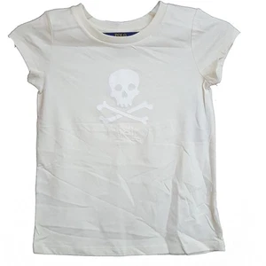 Polo Ralph Lauren Boys' Holiday Skull Shirt, Herble Milk, Small (7) - Picture 1 of 2