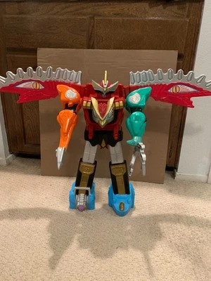 De colección 24 pulgadas Power Rangers Wild Force Jumbo ISIS Megazord Foto 1 de 4