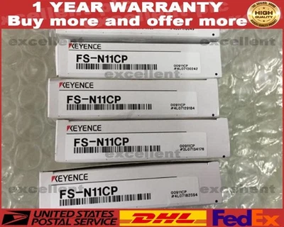 Sensores de fibra óptica KEYENCE FS-N11CP FSN11CP nuevos en caja uno IVA gratuito de EE. UU. Foto 1 de 4