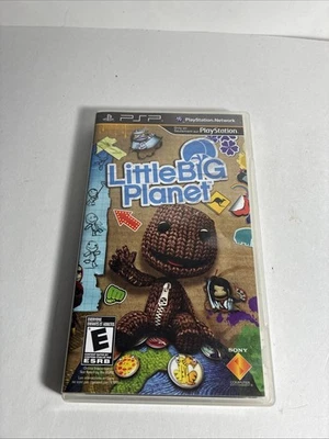 LittleBigPlanet Sony PSP Black Label Complete With Manual (CRACKED CASE) - Image 1 of 4