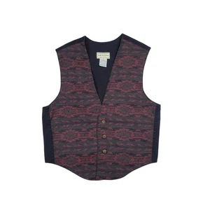 Vintage Arizona Jean Company Aztec Denim Southwestern Weste 90er Cowboy Tribal - Bild 1 von 11